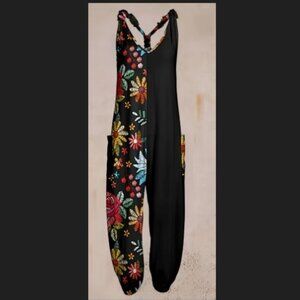 NWT- FLORAL PRINT JUMPER / ROMPER